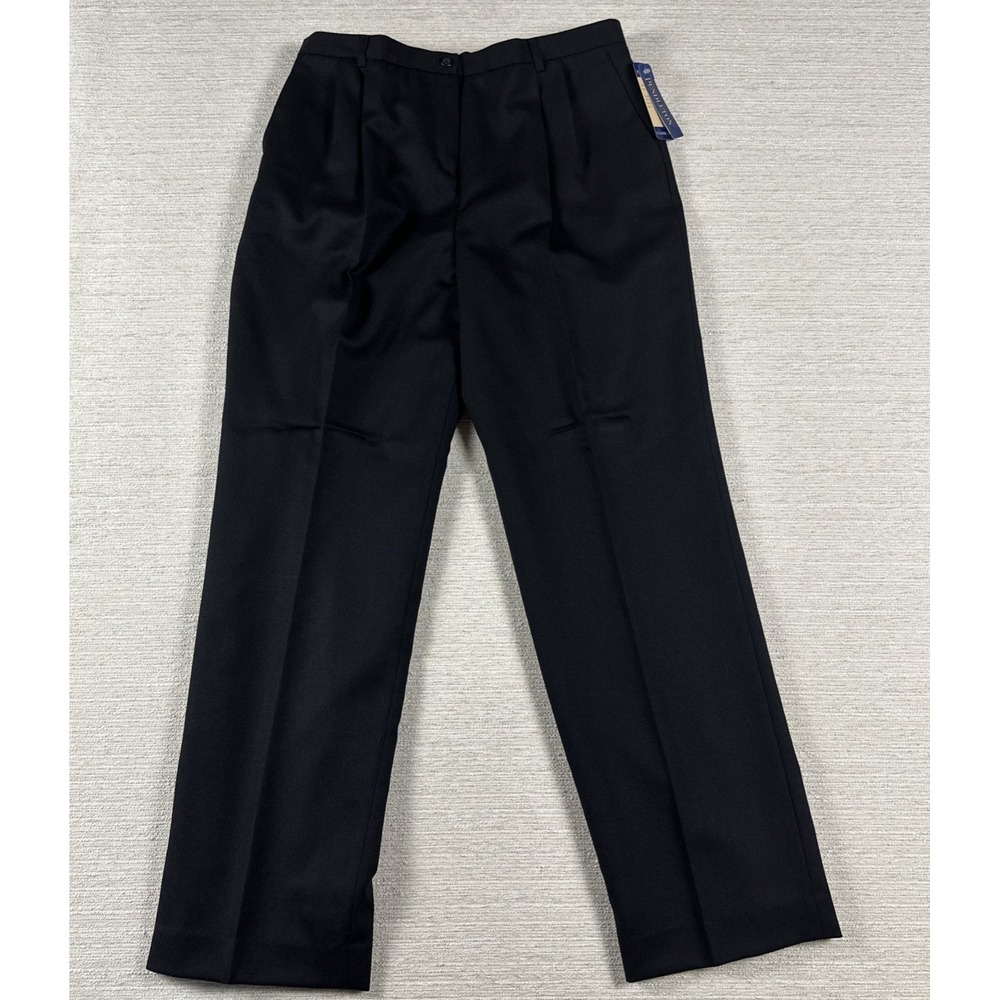 Pendleton 100% Virgin Wool Dress Pants Gray Classic Career Office Size 16 NWT